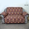 sofa coat Brown printed dot