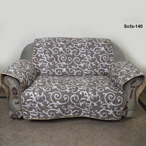 sofa coat brown printed