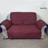 Reversible red black sofa coat