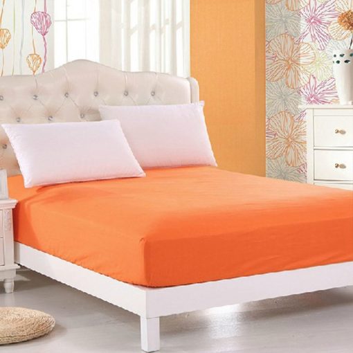 Jersey fitted sheet white