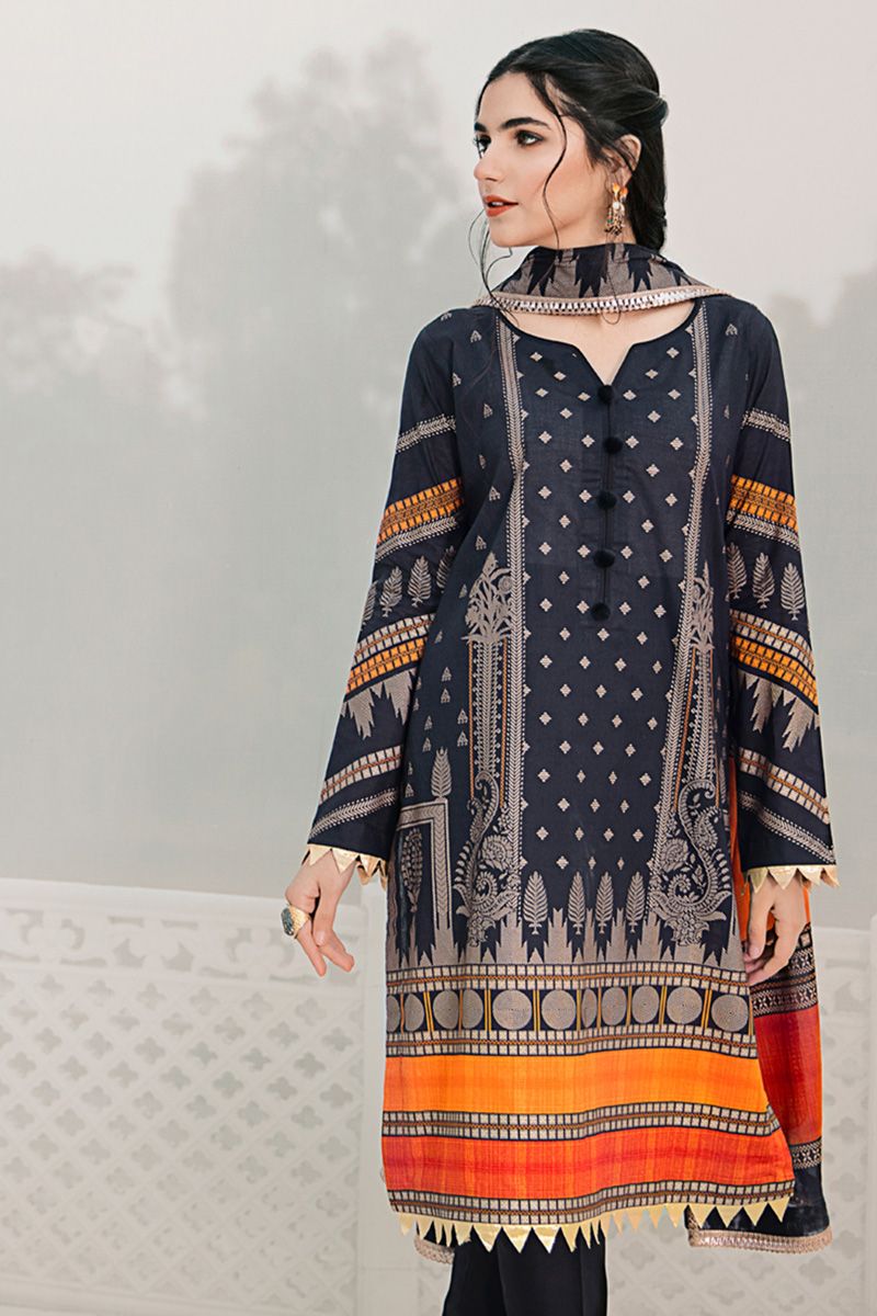 Gull Ahmad Lawn Suit With Chffion Duppta | Gull Ahmad new Collection 2023