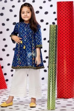 Nishat Kids Lawn Collections 2021 with Mirror Work