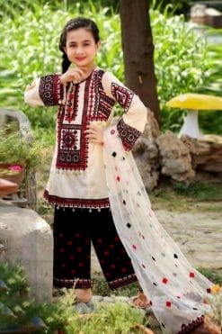 MariaB Kids Lawn Collections 2021 with Mirror Work