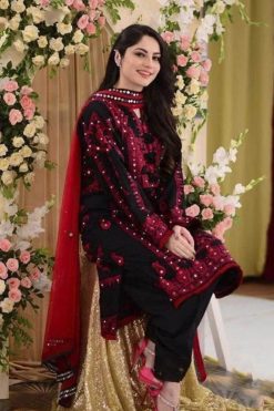neelam munir latest lawn collection 2021 fancy dress with mirror work | neelam munir dresses 2022