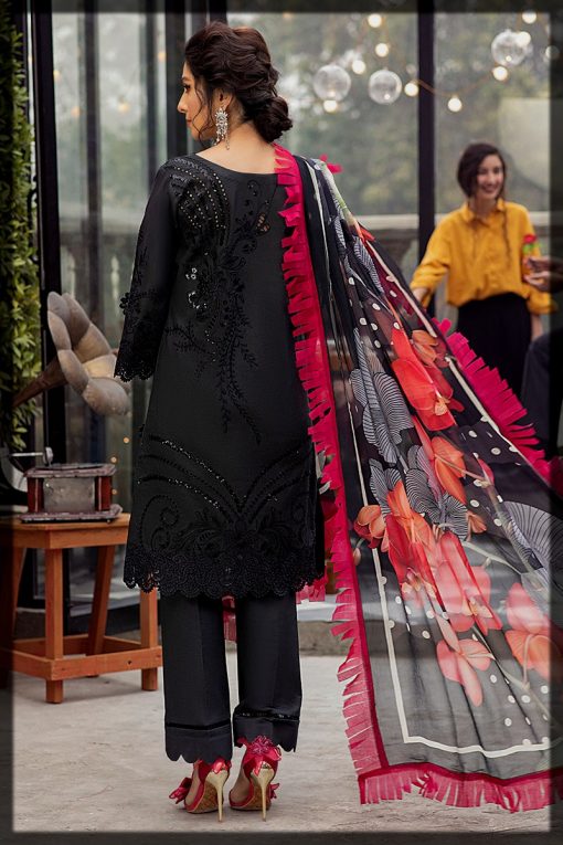 Mushq embroidered lawn 2021 mushq eid lawn suit 2021