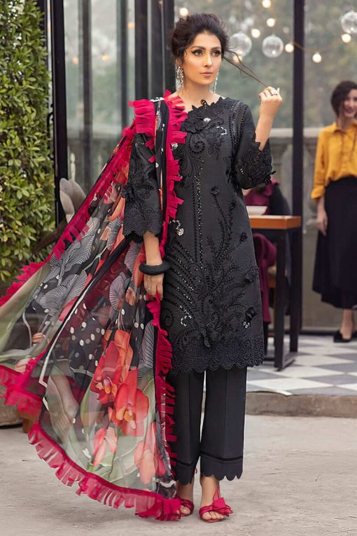 Mushq embroidered lawn 2021 mushq eid lawn suit 2022