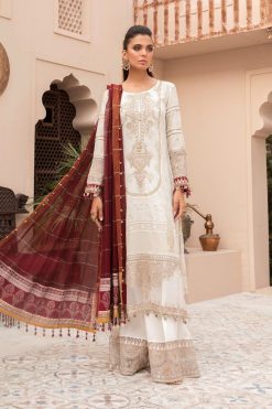 mariab best embroidered linen suit 2022