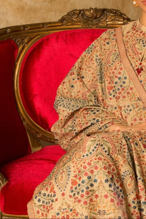 bareeze embroidered winter dhanak collections 2023