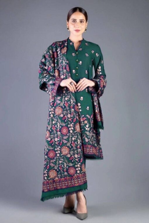 bareeze embroidered winter dhanak collections 2022