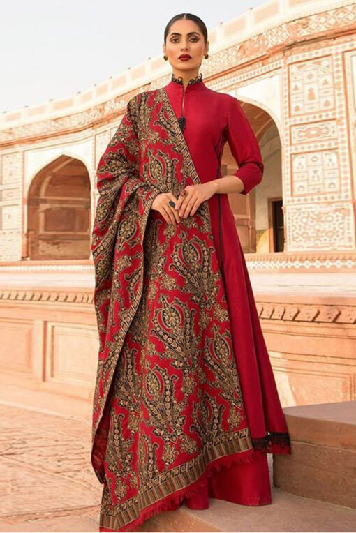 bareeze embroidered winter dhanak collections 2022