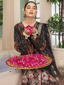 Zareen embroidered winter linen collections 2022