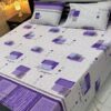 3 Pcs printed cotten bedsheet 2022