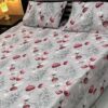 3 Pcs printed cotten bedsheet 2022