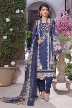 3pcs embroidered winter linen collections 2023