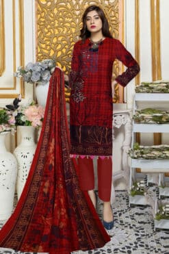 Al Karam embroidered Winter dhanak collections 2023