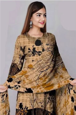 So Kamal embroidered Winter dhanak collections 2023