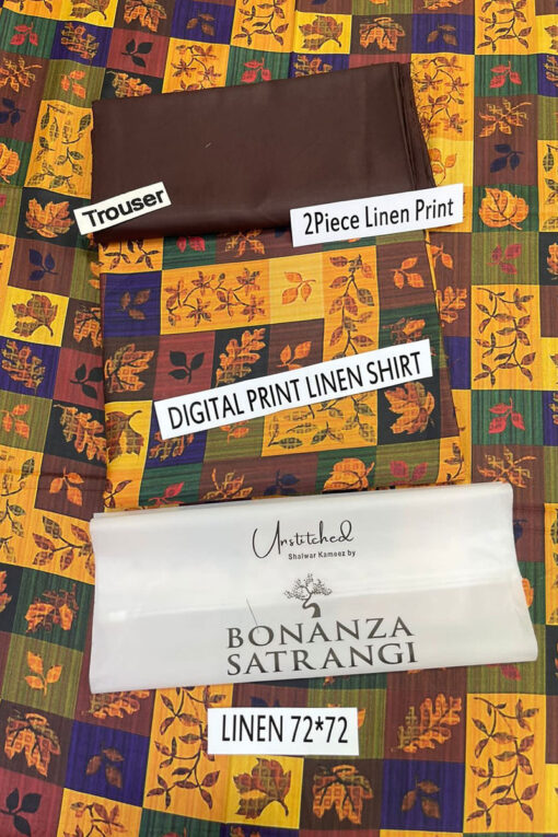 Bonanza Digital Printed 2pc Linen collection 2023