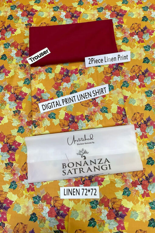 Bonanza Digital Printed 2pc Linen collection 2023