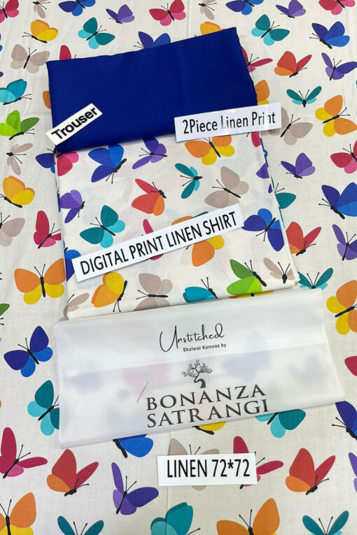 Bonanza Digital Printed 2pc Linen collection 2023