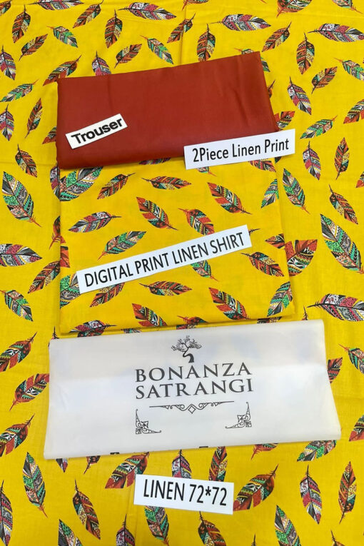 Bonanza Digital Printed 2pc Linen collection 2023