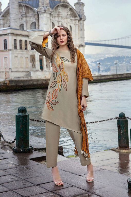 LimeLight embroidered Winter dhanak collections 2023