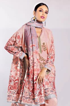 Khaadi embroidered Winter dhanak collections 2023