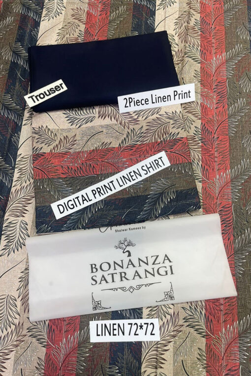 Bonanza Digital Printed 2pc Linen collection 2023