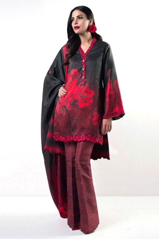 Al Karam embroidered Winter dhanak collections 2023