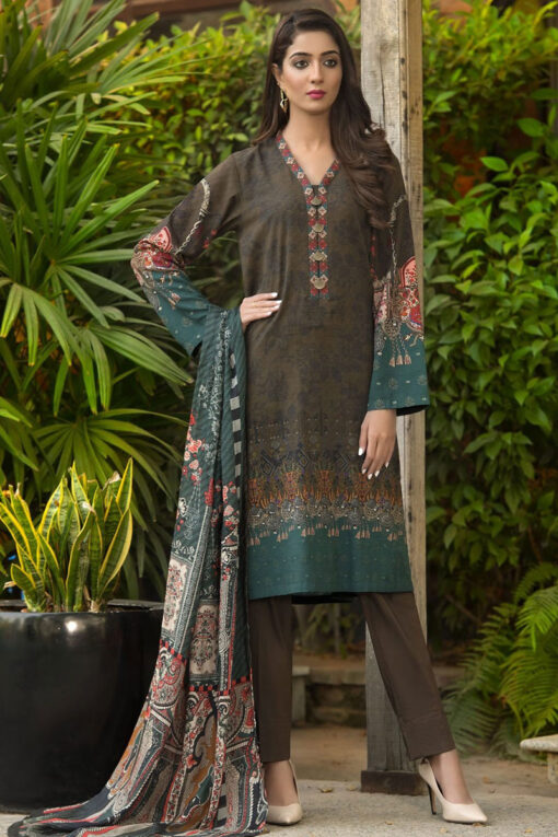 LimeLight embroidered Winter dhanak collections 2023