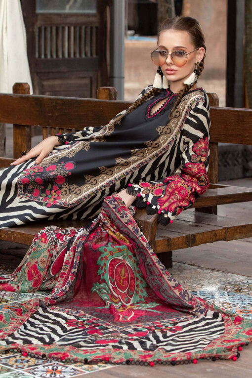 Mariab embroidered Winter dhanak collections 2023