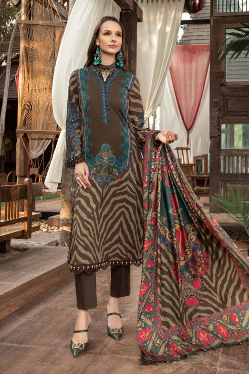 Mariab embroidered Winter dhanak collections 2023