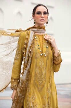 Mariab embroidered Winter dhanak collections 2023