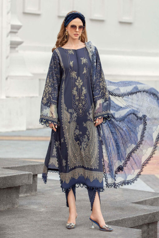 Mariab embroidered Winter dhanak collections 2023