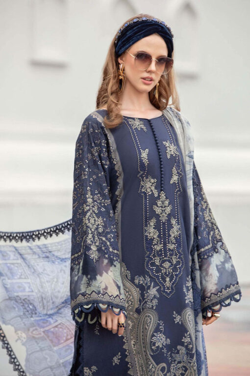 Mariab embroidered Winter dhanak collections 2023