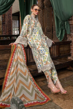 Mariab embroidered Winter dhanak collections 2023