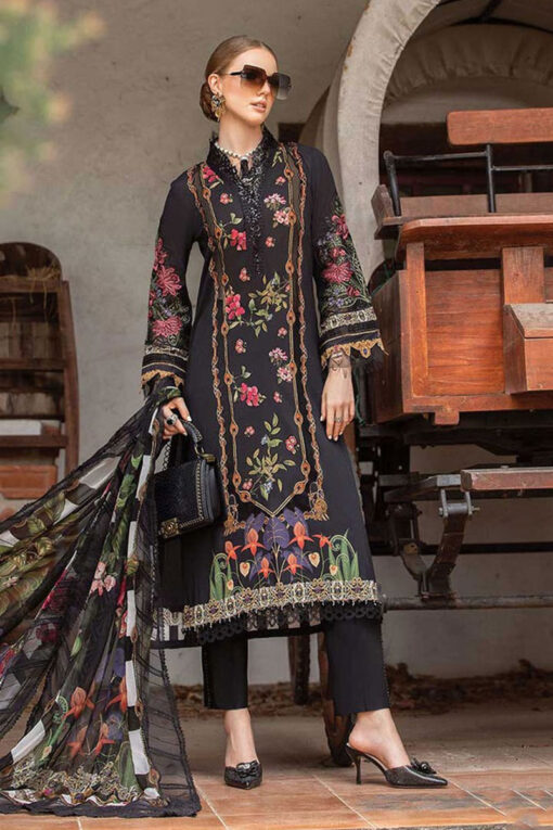 Mariab embroidered Winter dhanak collections 2023