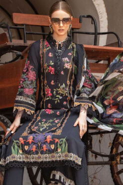 Mariab embroidered Winter dhanak collections 2023