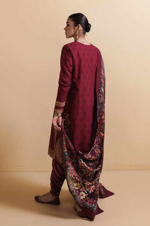 3pcs embroidered winter linen collections 2023