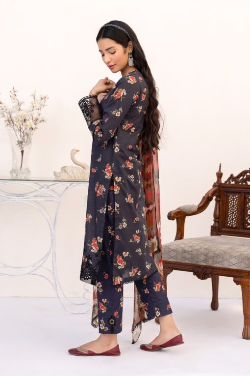 Zanib Chottani 3pcs Unstitched Digital Print Slub Khaddar Collection 2023