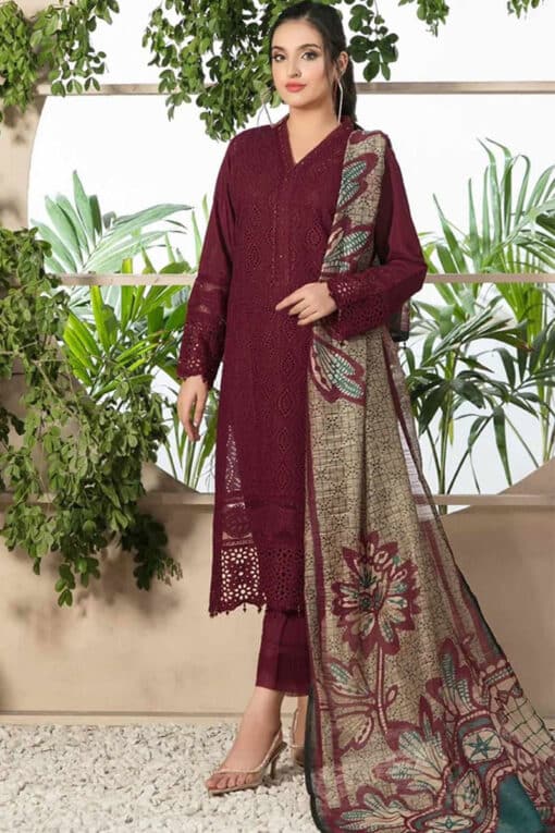 Charizma 3Pcs Embroidered Chikankari Collection 2023