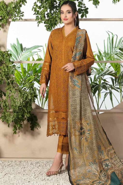 Charizma 3Pcs Embroidered Chikankari Collection 2023