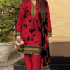3pcs embroidered winter linen collections 2023