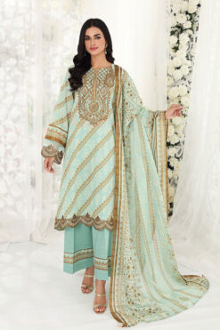 3pcs embroidered winter linen collections 2023