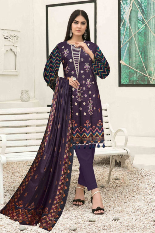 Gul Ahmed embroidered Winter dhanak collections 2023