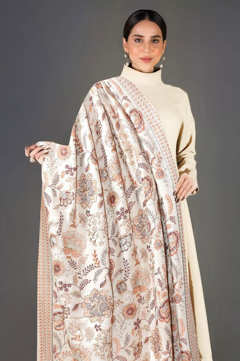Bareeze Karandi Suit Embroidered Karandi Shawl | Bareeze Karandi 2023