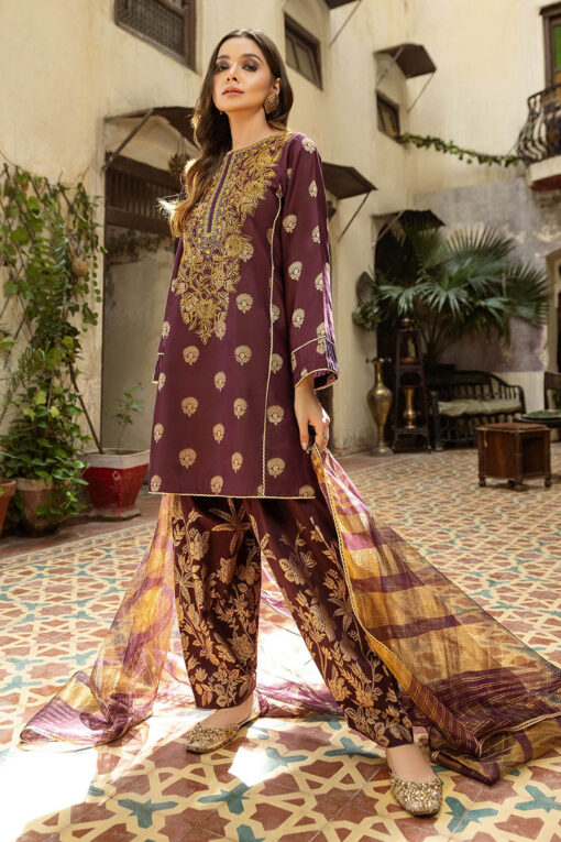 LimeLight embroidered Winter dhanak collections 2023