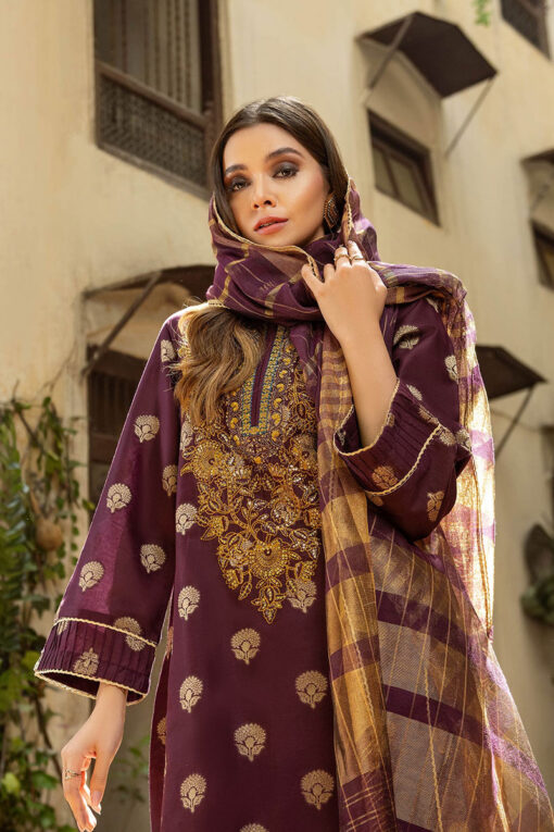 LimeLight embroidered Winter dhanak collections 2023