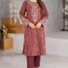 3pcs embroidered winter linen collections 2023