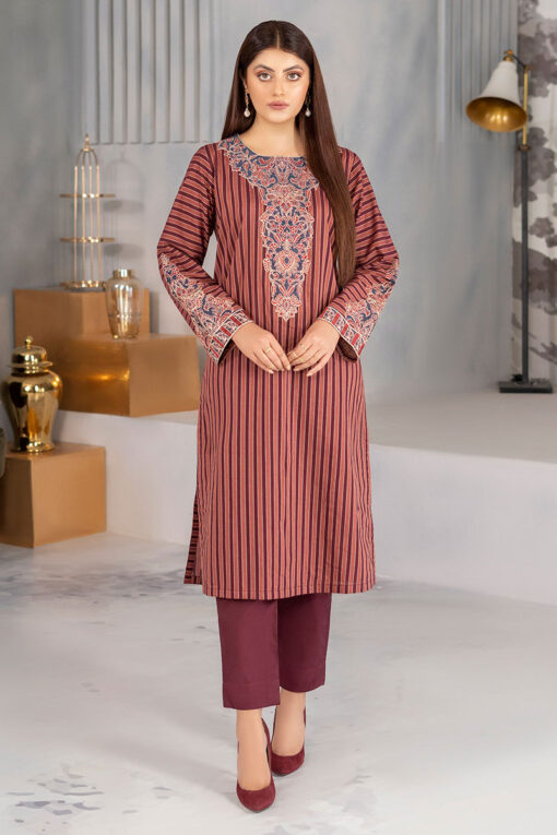 3pcs embroidered winter linen collections 2023
