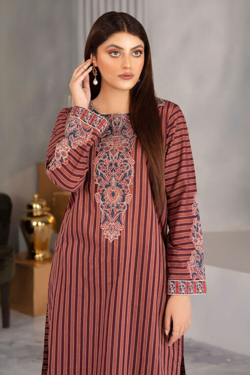 3pcs embroidered winter linen collections 2023